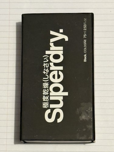 Superdry black cologne 75ml - superdry,