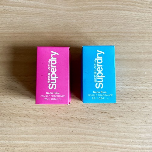 Superdry neon blue and - neon, pink